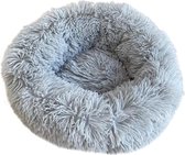 Floofs Hondenmand - Superzacht en Luxe - Wasbaar - Fluffy - Hondenkussen - 60cm - Licht Grijs