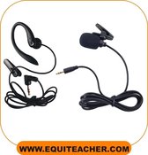 EQUITEACHER-reserveset-oortje-microfoon-3.5 jack-voor instructieset-ook geschikt voor whis