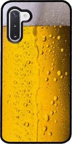 - ADEL Siliconen Back Cover Softcase Hoesje Geschikt voor Samsung Galaxy Note 10 Plus - Pils Bier