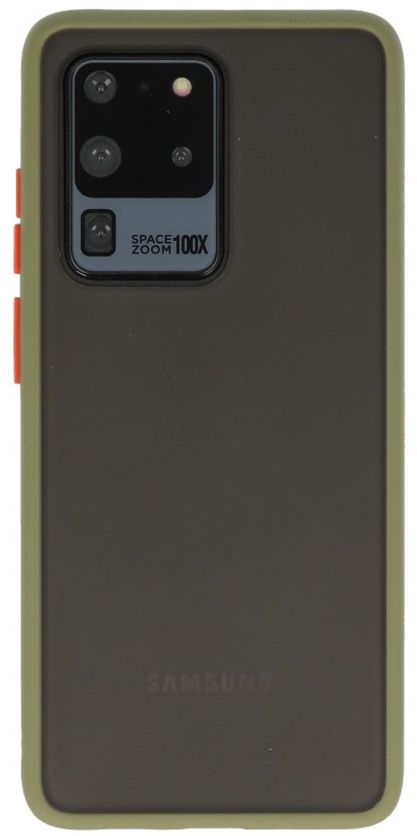 Samsung Galaxy S20 Ultra Hoesje Hard Case Backcover Telefoonhoesje Groen