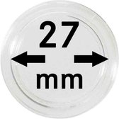 Lindner Hartberger muntcapsules Ø 27 mm (10x) voor penningen tokens capsules muntcapsule