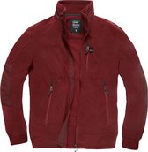 Vintage Industries Tour polar fleece jacket burgundy