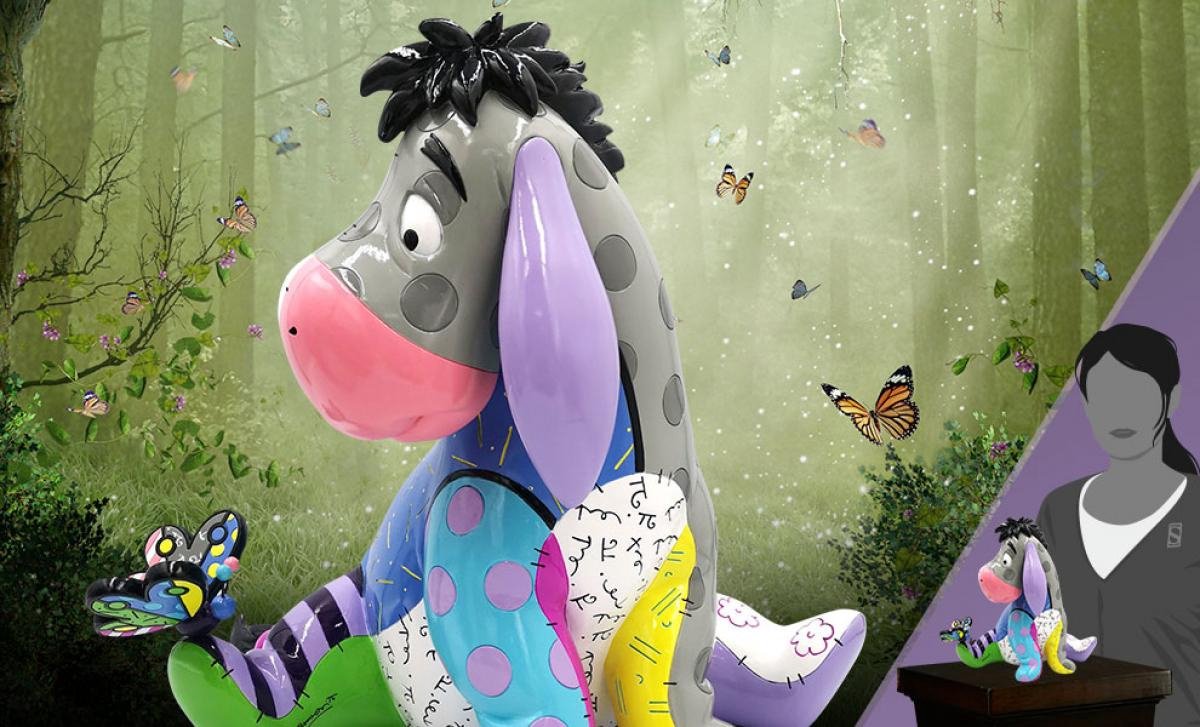 Disney Britto Eeyore Statement Figurine