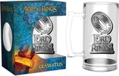 LORD OF THE RINGS - The One Ring - Bier Glas Metal Badge 500ml