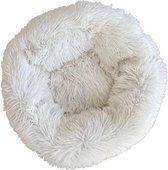 Floofs Hondenmand - Superzacht en Luxe - Wasbaar - Fluffy - Hondenkussen - 50cm - Wit
