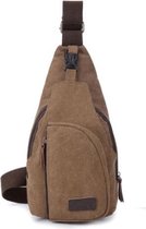 Moodadventures | Tassen | Crossbody Tas Bruin M | Canvas | Schoudertas