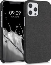 kwmobile hoesje voor Apple iPhone 12 Pro Max - beschermhoes van stof - donkergrijs