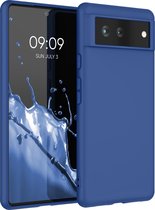 kwmobile telefoonhoesje voor Google Pixel 6 - Hoesje voor smartphone - Back cover in korenbloemenblauw