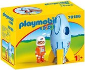 Playset 1.2.3 Space Rocket Playmobil 70186 (2 pcs)