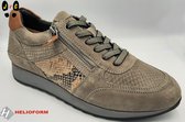 Helioform dames sneaker, H214 Kaki, Maat 40