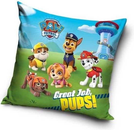 Paw Patrol Kussen Sierkussen Gevuld X Cm Zijdig Bol Com