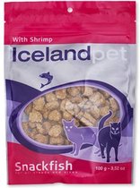 RelaxPets - Icelandpet - Kattensnoepjes - Cat Treat sCHRIMP - Vissnoepjes - Garnalensmaak- 100 Gram