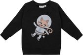 Dear Sophie Sweatshirt Astrocat Zwart Maat 122/128
