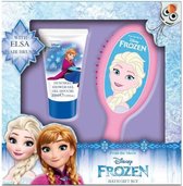 Frozen Douchegel en Haar Borstel - geschenkverpakking kado kinder verpakkingsset Bad set