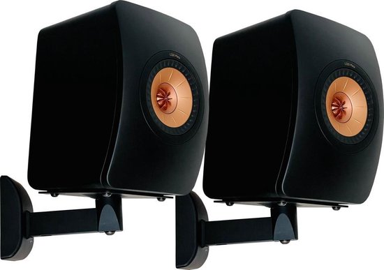 Muurbeugel voor o.a. LS50 Meta en de KEF LS50 Wireless II Muurbeugel - Zwart