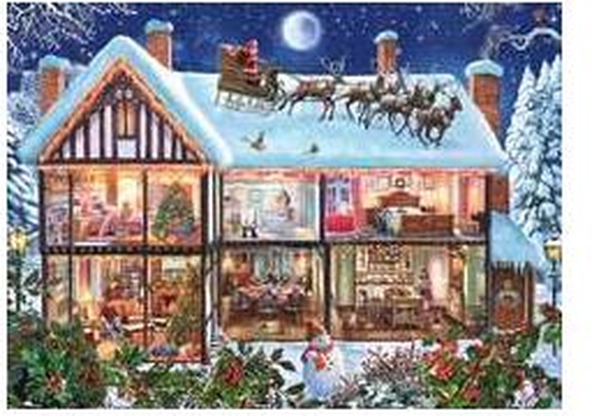 Ravensburger Kerstmis Thuis - Kinderpuzzel - 100 XXL stukjes - Vanaf 14 jaar — afbeelding 4