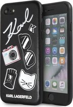 Karl Lagerfeld Pins Hard Case Apple iPhone 7/8/SE (2020) - Zwart