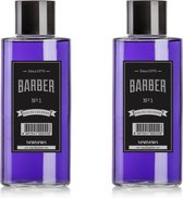 2-Pack Voordeelbundel Marmara Barber Exclusive Eau de Cologne NO1. Paars 250ml - Luxe Glazen Fles - Langdurige Geur - Parfum - Aftershave - Bloemig