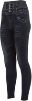 Legging Jegging Dames - Jeans Grijs - Maat L/XL