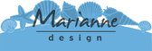 Marianne Design Creatables snij en embosstencil - Zeeschelpen rand
