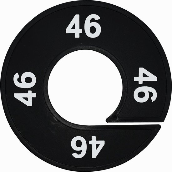 Disque de mesure / Bague de mesure / Indication de mesure noir/blanc 46