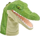 Wild Republic Handpop Aligator Junior 23 Cm Pluche Groen