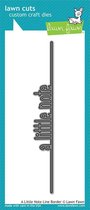 A Little Note Line Border Dies (LF2176)