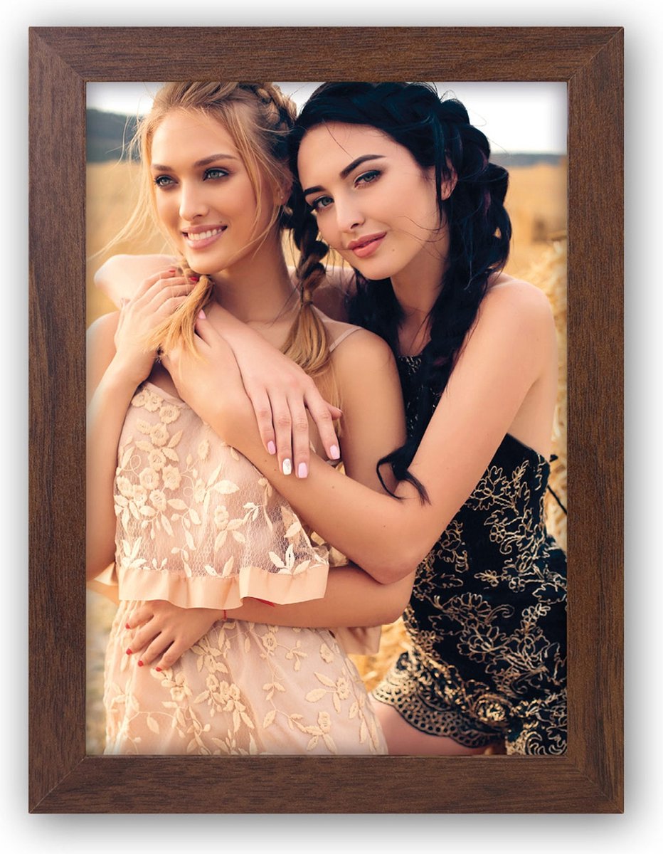 ZEP - Houten Fotolijst Shire Bruin voor foto formaat 15x20 cm - MR68BR