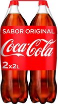 Verfrissend drankje Coca-Cola (2 x 2 L)