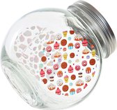 Tin DKD Home Decor Kristal 20 x 12.5 x 18 cm 1,2 L (2 pcs)