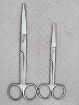 Belux Surgical / Set van 2 chirurgische scharen   14cm & 18cm RVS