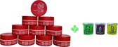 10-pack Voordeelbundel Red One Aqua Hair Wax Red Watermeloen 150ml + 3 stuks Topkwaliteit Ottoman Ultra Strong Hair Gel 150ml - RedOne - Extra voordelig - Haargel - Haarwax - Sterk