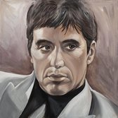 Tony Montana -  Al Pacino - Scarface - Poster - 70 x 70 cm