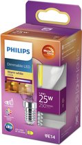 Philips Lighting 871951432417600 LED-lamp Energielabel D (A - G) E14 Kogel 2 W = 25 W Warmwit (Ø x l) 45 mm x 80 mm 1 stuk(s)