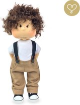 Lullu Dolls - Max - Luxe Handgemaakte pop - Soft touch - Duurzaam - Unieke poppen - Stoffen pop - Kerst Kado tip