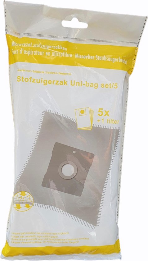 inleveren ademen vergiftigen Stofzuigerzak universele Stofzuiger Zak 5 x + 1 filter - AEG - Philips -  Nilfisk -... | bol.com
