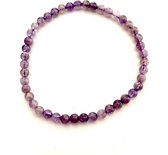 Amethyst armband 4 mm maat 18 meditatie