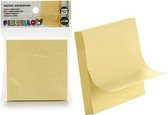 Zelfklevende briefjes Geel Papier (76 x 76 mm) (100 uds)