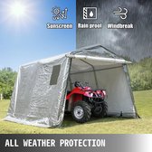 TBG™ Draagbare - Auto Tent - Opslag Schuur - in EEN Doos - met Roll up Deur - Opslag Onderdak - Logic Garage Onderdak - voor Motorfiets Tuin Patio