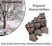 Origineel Noorse Sokken 6 Paar - Maat 43-45