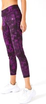 cúpla Women's Activewear Leggings Tie Dye Pattern Fashionable Sportswear for Training Gym Running Yoga