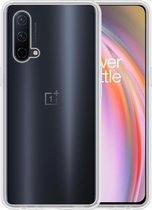OnePlus Nord CE Hoesje Siliconen Case Cover - OnePlus Nord CE Hoesje Cover Hoes Siliconen - Transparant