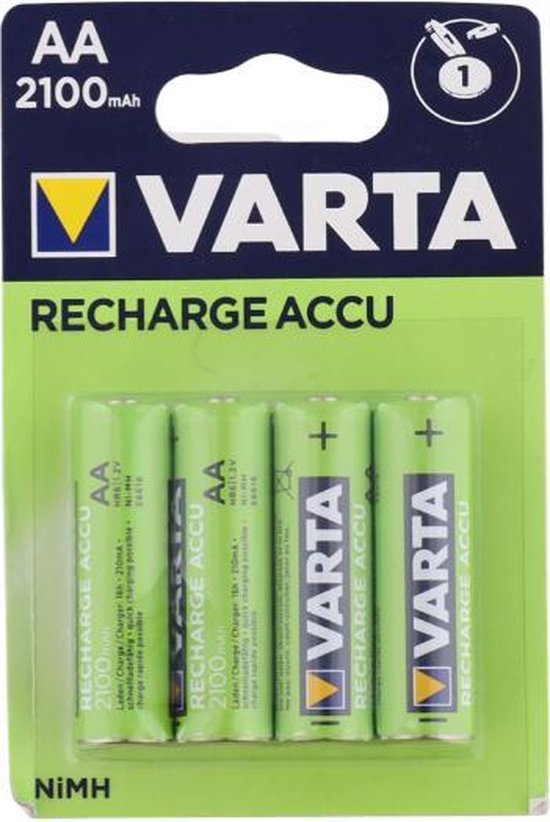 Pack de 4 piles rechargeables Varta AAA - 800 mAh par pile