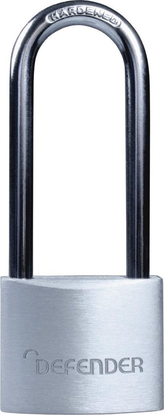 Schatting Onbemand melk wit Defender hangslot DFAL4/2.5, 40mm stevig aluminium hangslot met dubbele  vergrendeling... | bol.com