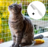 Luxese - Kattennet - Kattennet voor Balkon - Veiligheidsnet - 300 X 600CM - Met 1 Gratis Kattenkam