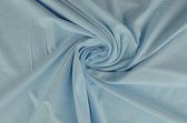 Katoen tricot stof - Lichtblauw - 10 meter