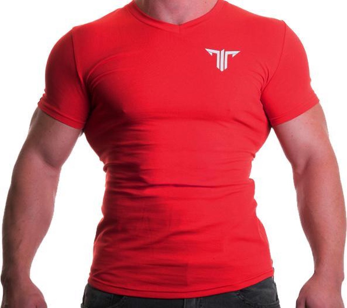 Iron Legion Sports Sportshirt - Trainingsshirt - Kleur Rood - Maat M - Heren