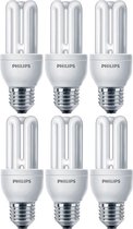 Philips Spaarlamp Genie - 11W - E27 Fitting - 6 stuks