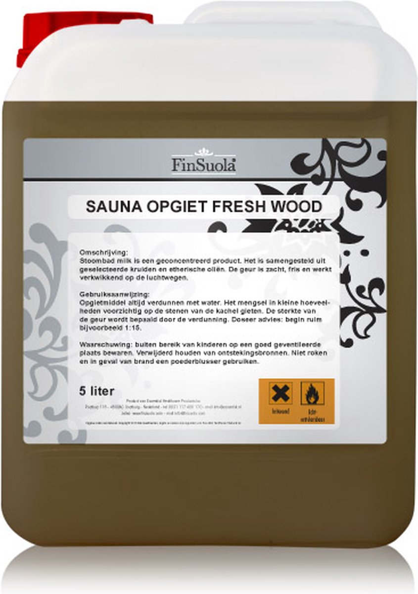 Goedkoopste Finsuola Sauna opgietmiddel Fresh Wood 5 liter