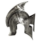 Boland - Helm Spartaan de luxe - 59 - Volwassenen - Mannen - Griekse en Romeinse Oudheid